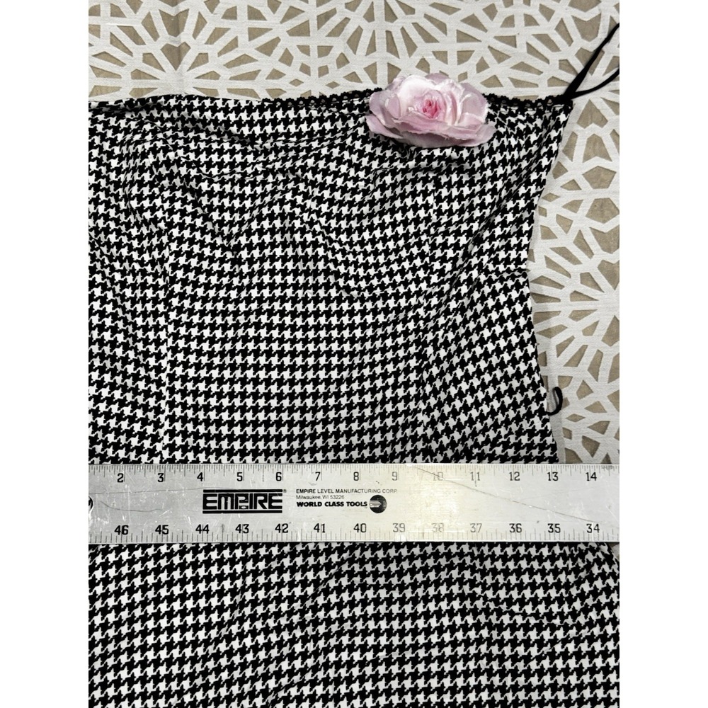 Houndstooth Goth, Dance, Punk Pink Tulle Lace Mini Dress Sz 9 - Picture 2 of 5